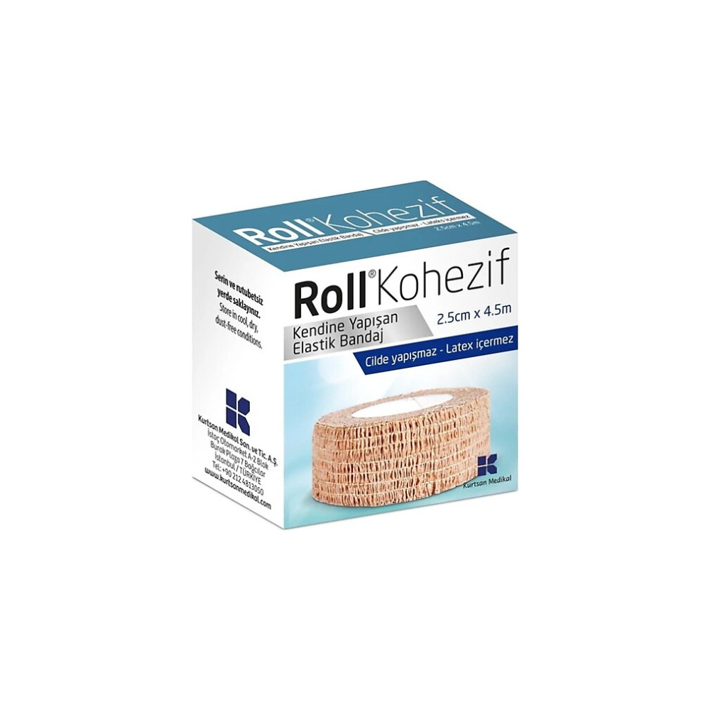 ROLL KOHEZIF FASHA ELASTIKE VETNGJITESE 2.5CM X 4.5M-1