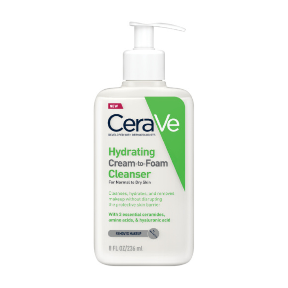 CERAVE HYDRATING CREAM-TO-FOAM CLEANSER 236ML-1