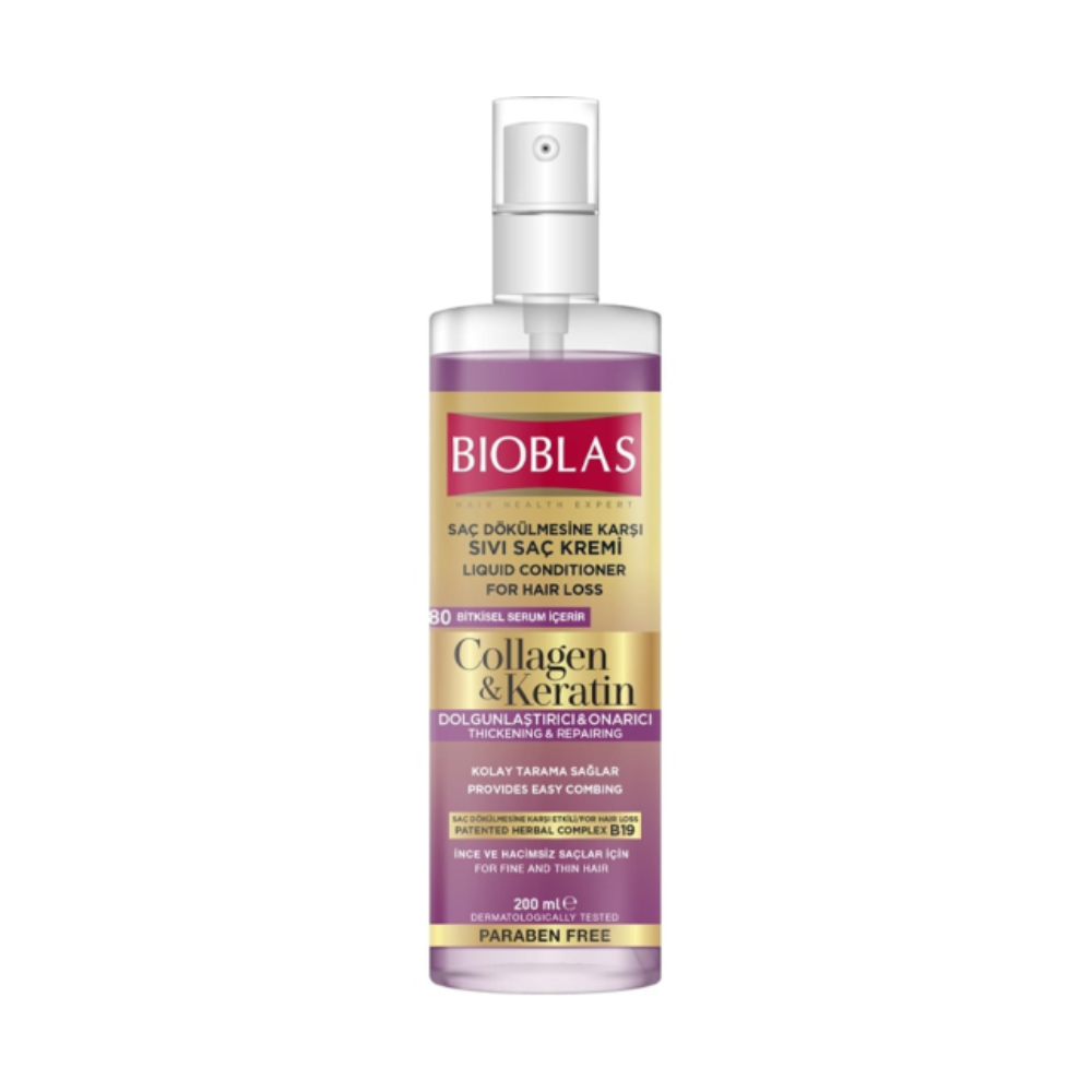 BIOBLAS COLLAGEN & KERATIN SPRAY 200 ML-1