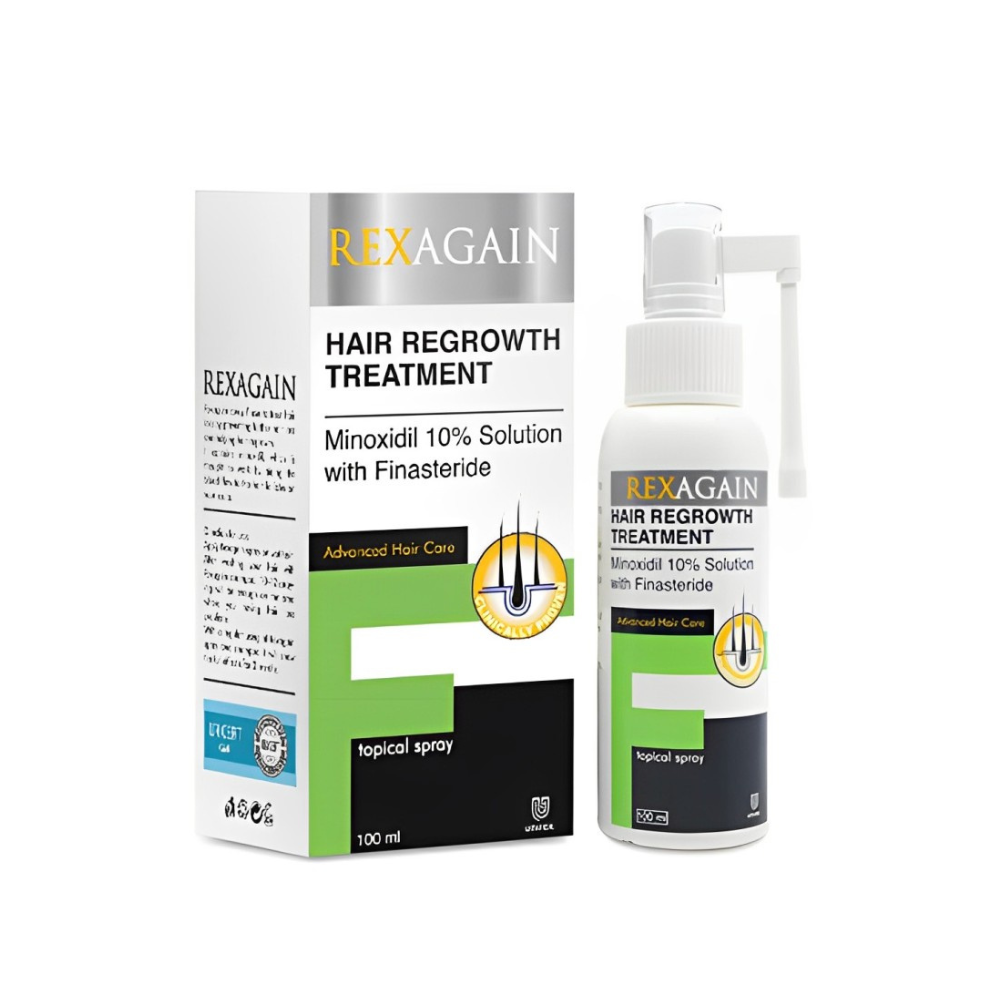 REXAGAIN HAIR REGROWTH SPRAY 10% WITH FINASTERIDE 1% 100ML-1