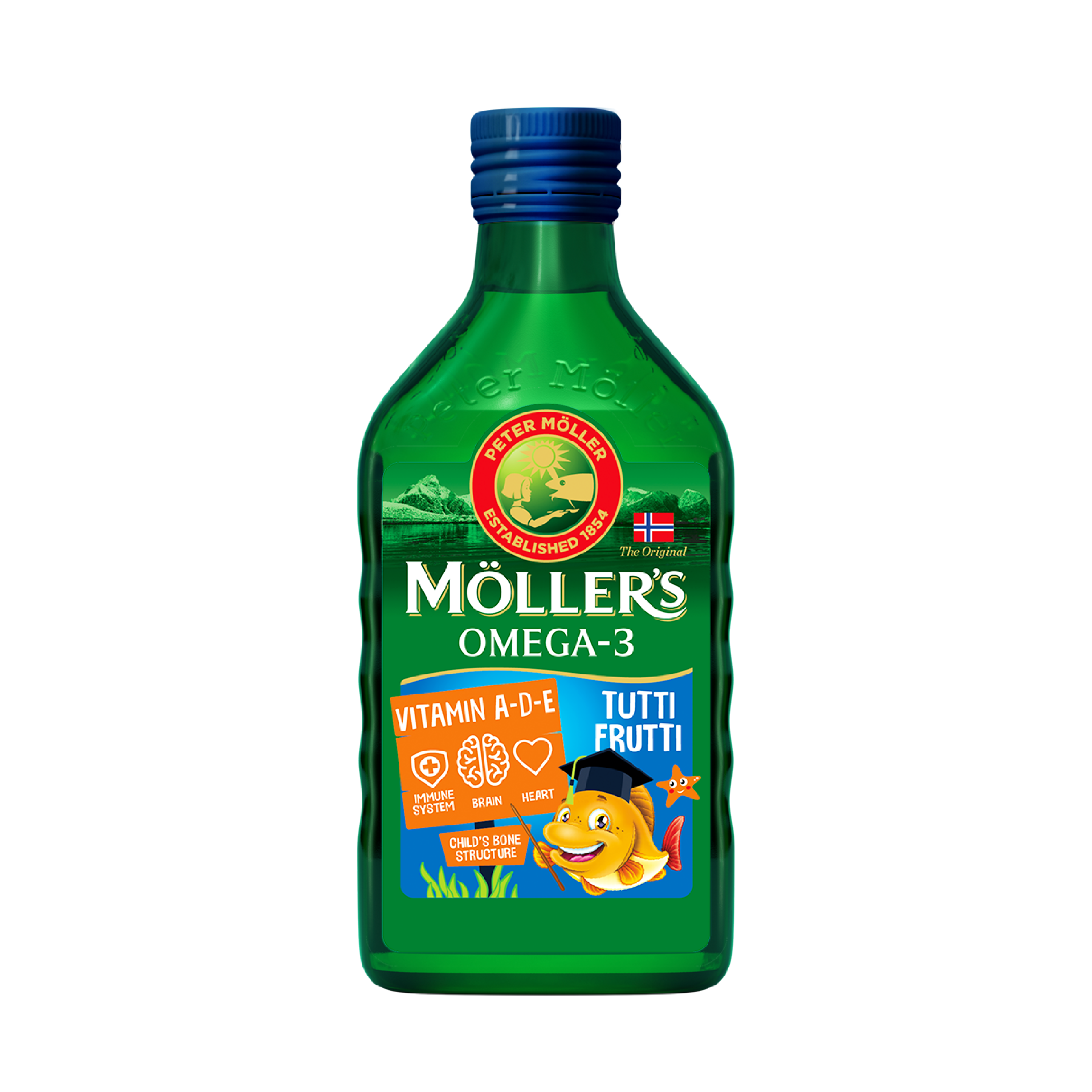 MOLLERS COD LIVER OIL SIR (TUTTI FRUTTI) 250ML-1
