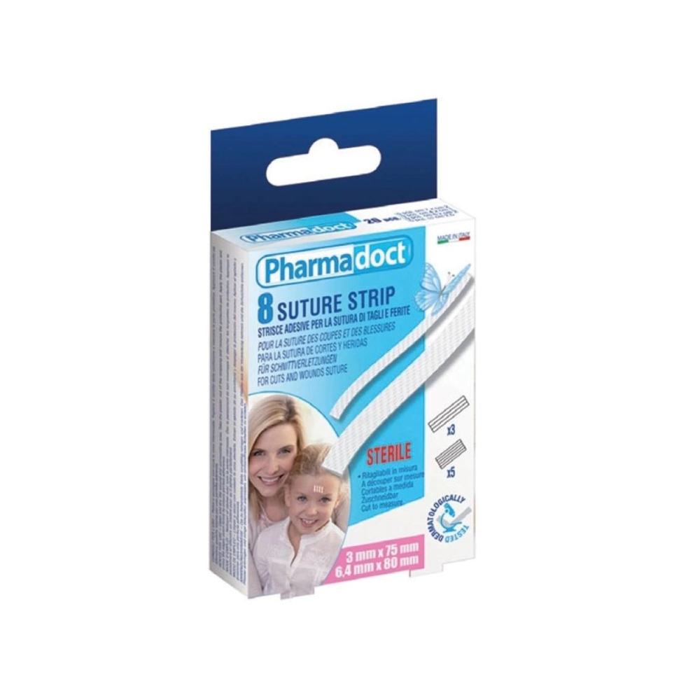 PHARMADOCT SUTURE STRIP A8-1