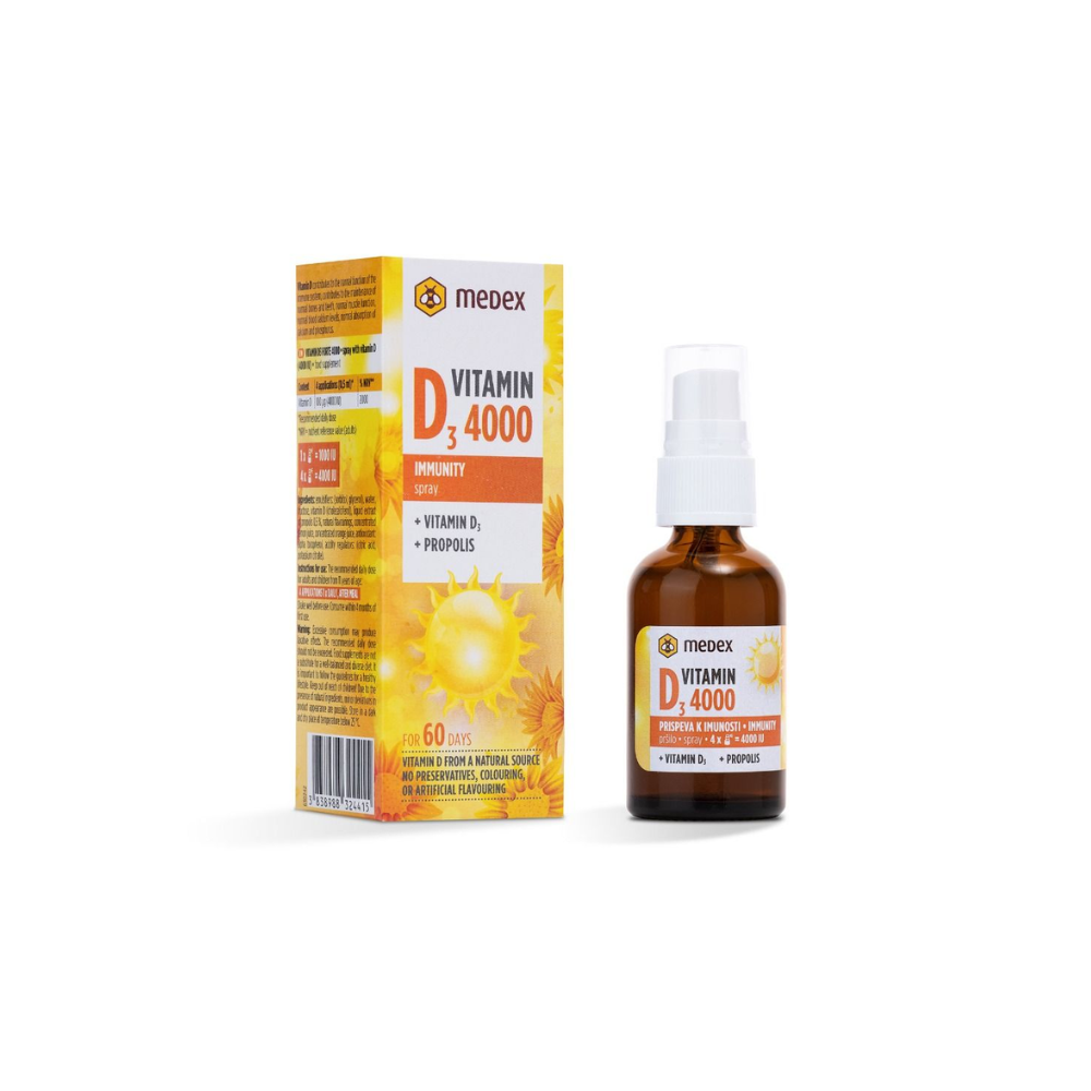 MEDEX VITAMIN D3 4000UI SPRAY 30ML-1