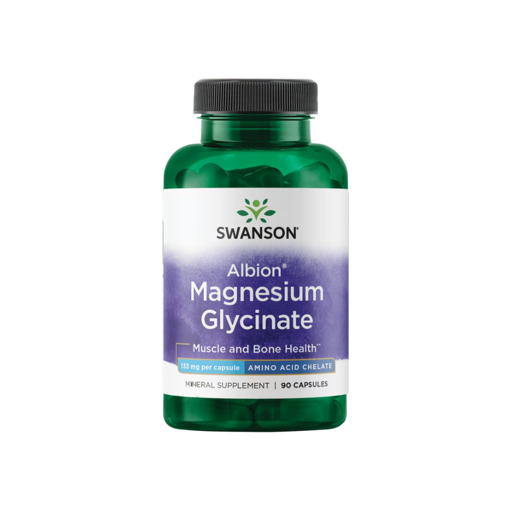 SWANSON ALBION MAGNESIUM GLYCINATE 133MG CPS A90-1