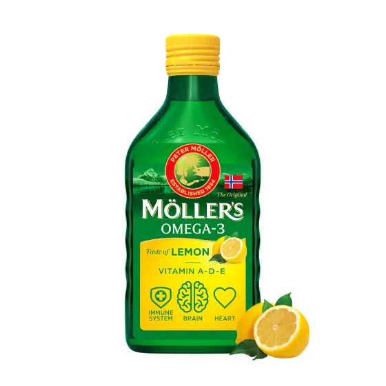 MOLLERS COD LIVER OIL SIR (LEMON) 250ML photo 1