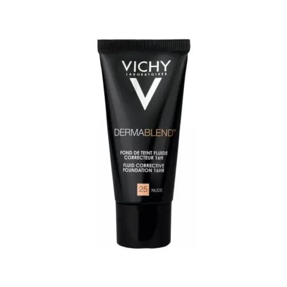 VICHY DERMABLEND FLUID CORRECTIVE FOUNDATION NUDE 25 30ML photo 1