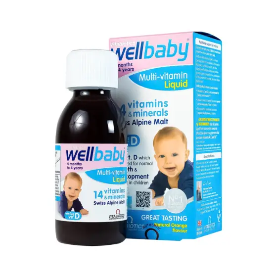 VITABIOTICS WELL BABY MULTI-VITAMIN LIQUID 150ML photo 1