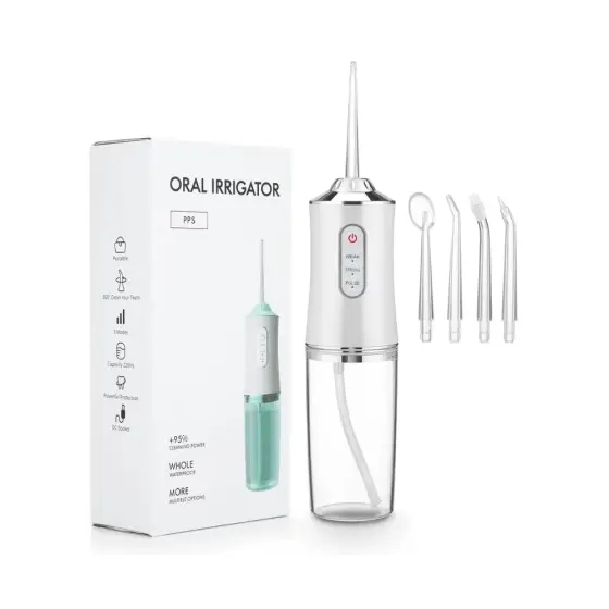 IRRIGATOR DENTAR PORTATIV - PASTRIM I DHEMBEVE ME PRESION UJI 220ML photo 1