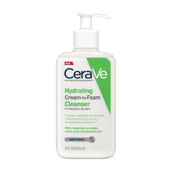CERAVE HYDRATING CREAM-TO-FOAM CLEANSER 236ML photo 1